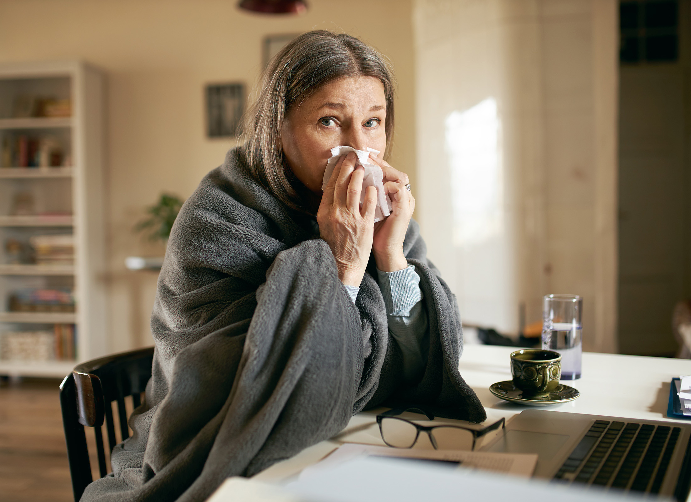 Grippe im Winter